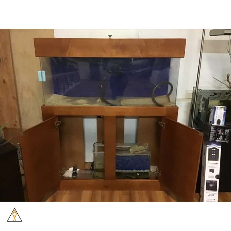 Traditional Acrylic Aquarium w/ Wood Stand and Hood - $800 Cash Only