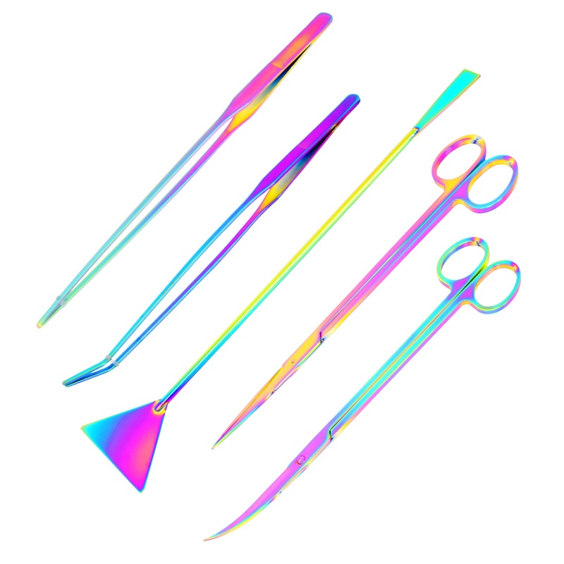 AQUASCAPING TOOL SET 5 in 1 Titanium