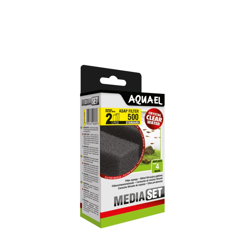 Aquael Filtration Sponge ASAP 500 Standard (2pcs)
