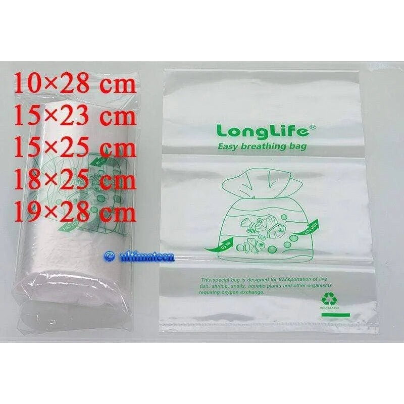 Breathing bag for fishes / shrimps
