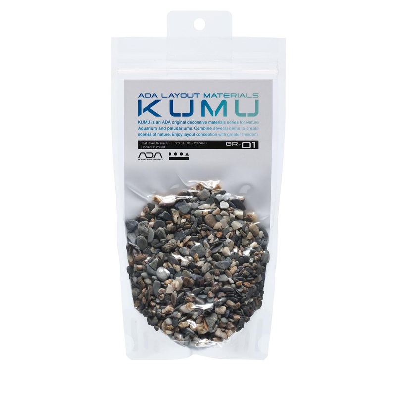 ADA KUMU Series (GR-01) Flat River Gravel S 250ml