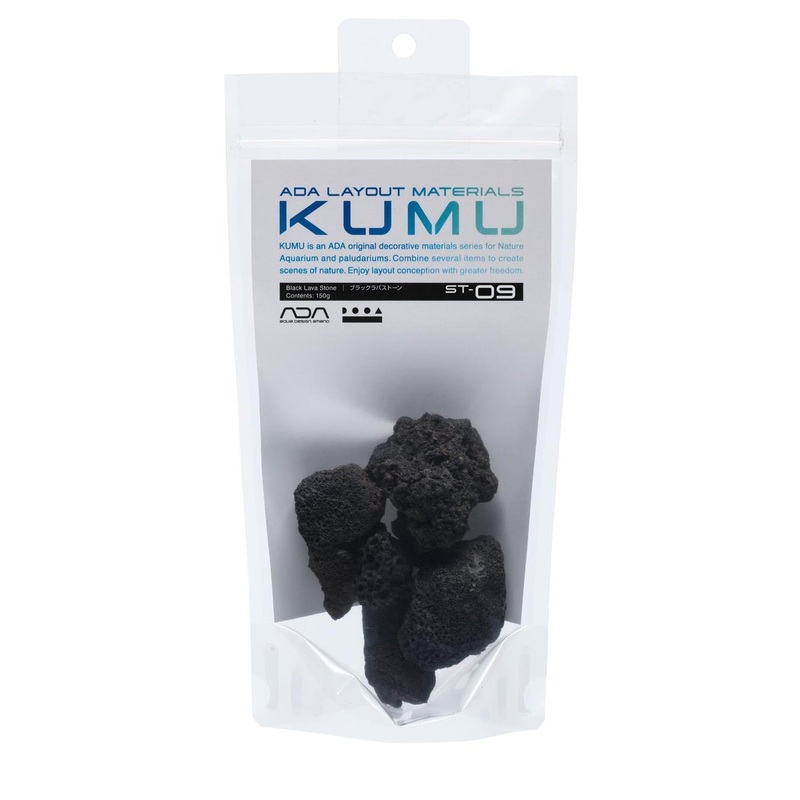 ADA KUMU Series (ST-09) Black Lava Stone 150g