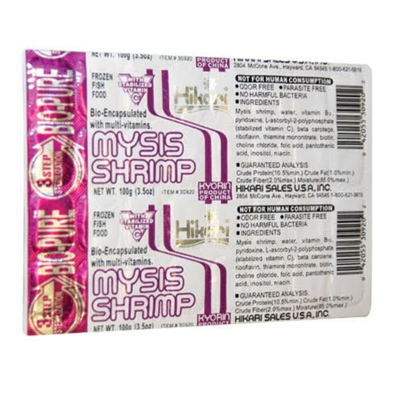 Hikari  Bio-Pure Frozen Mysis Shrimp - 3.5 oz