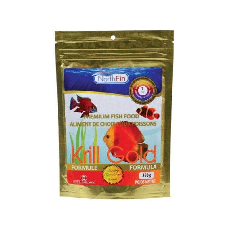 NorthFin Krill Gold Fish Food 6mm - 250g