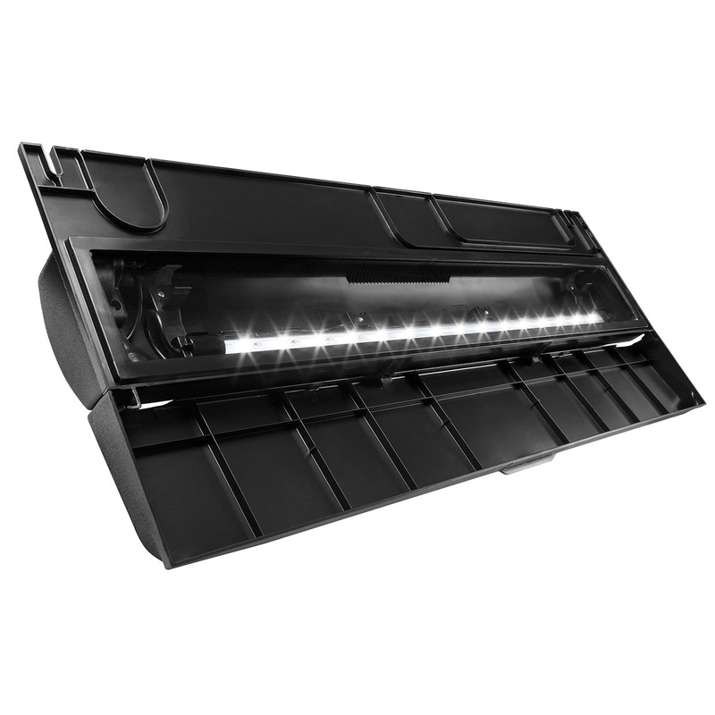 Aqueon Deluxe LED Full Hood - Black - 30"