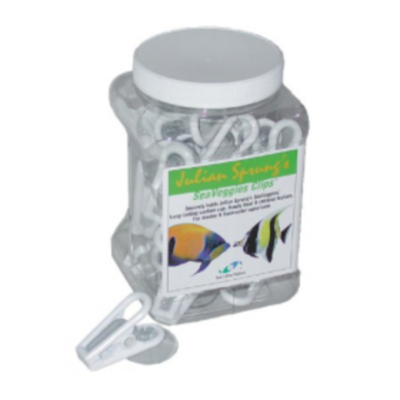 Two Little Fishies SeaVeggies Clips Display Jar (24 pieces)