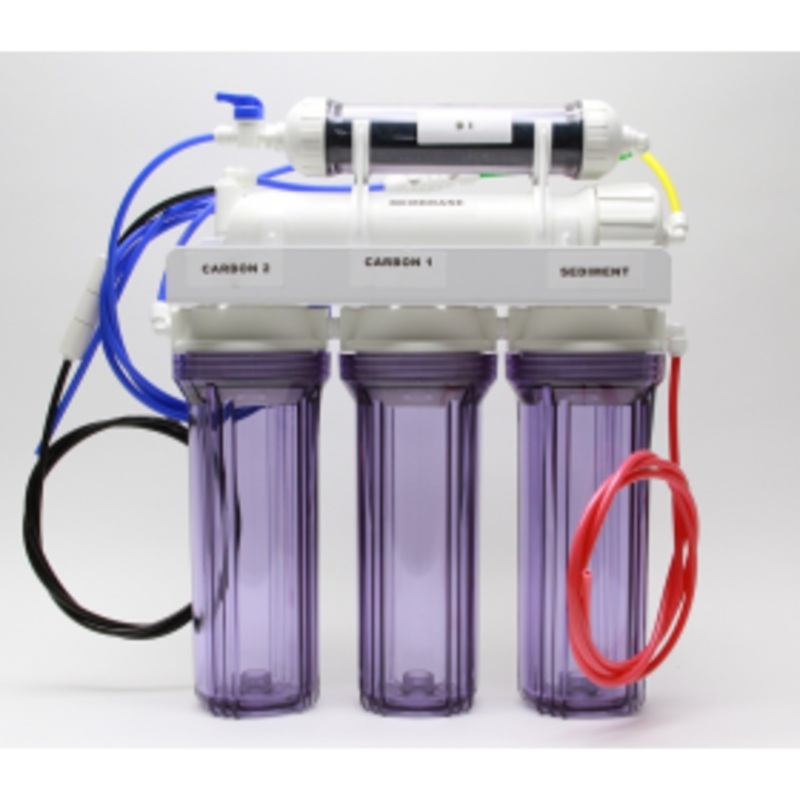 100GPD 5 STAGE RO-DI SYSTEM WITH CLEAR HOUSING