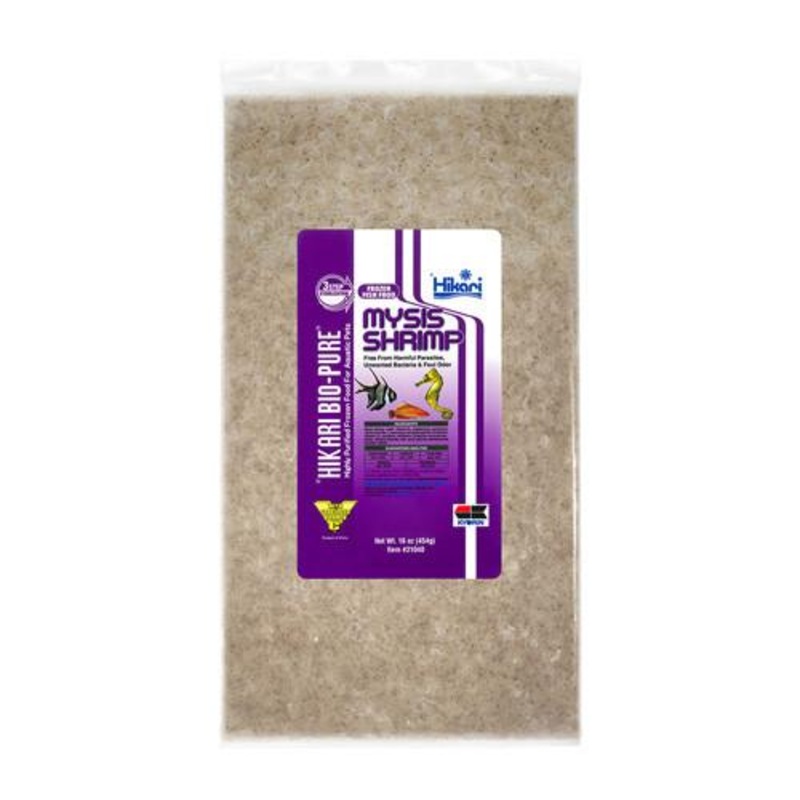 Hikari Bio-Pure Frozen Mysis Shrimp - Flatpack - 8 oz