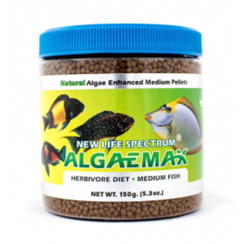 New Life AlgaeMAX Medium Pellet Sinking 2mm-2.5mm 150g