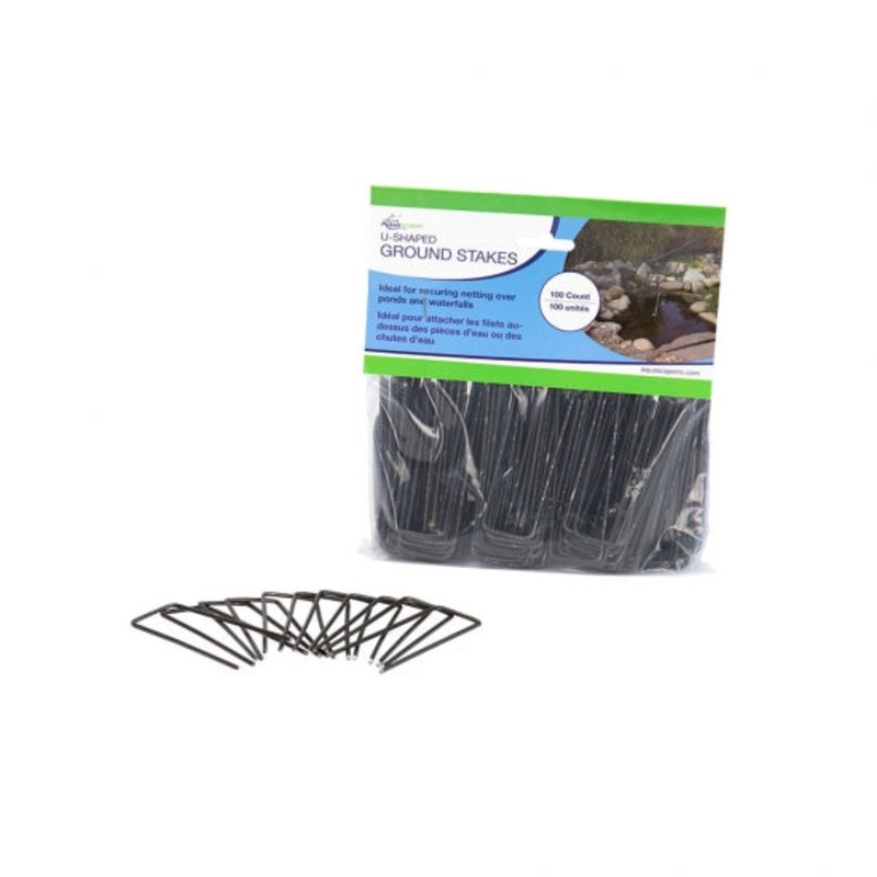 AquaScape U-Shaped Ground Stakes 100pcs