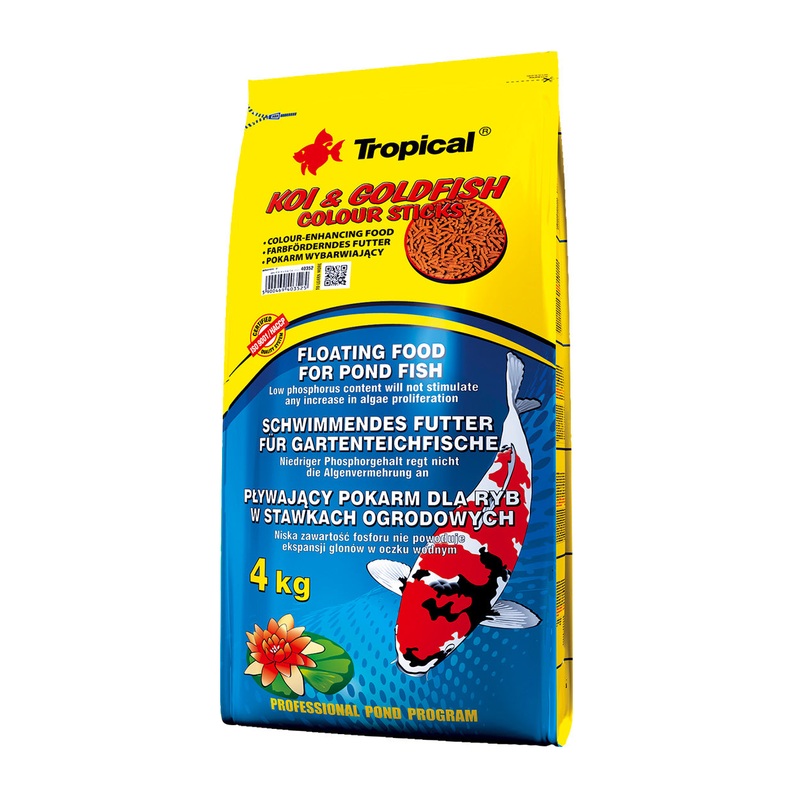 Tropical Koi & Goldfish Colour Sticks - 4 kg