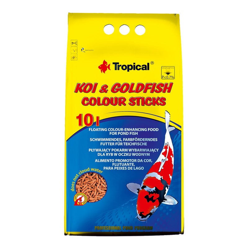 Tropical Koi & Goldfish Colour Sticks - 800 g