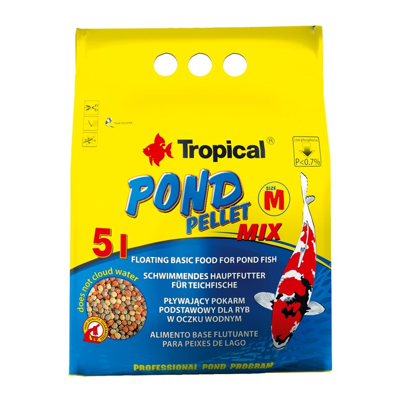 Tropical Pond Pellet Mix - Medium - 650g