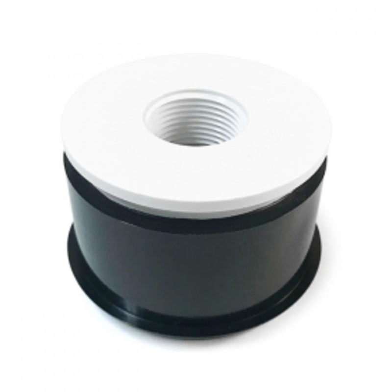 Aqua UV Union Half, 3/4" Reducer Bushing, Black
