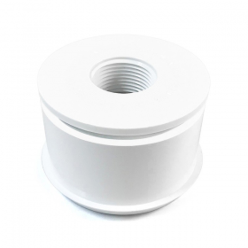 Aqua UV Union Half, 3/4" Reducer Bushing, White