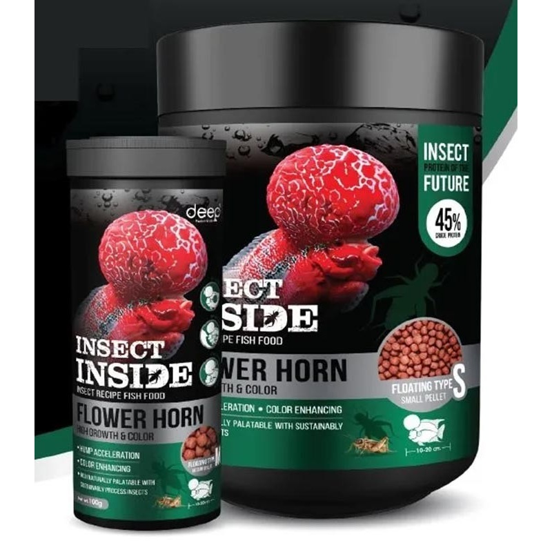 DEEP Flower Horn (High Growth / Color / Insect / Floating Pellet)