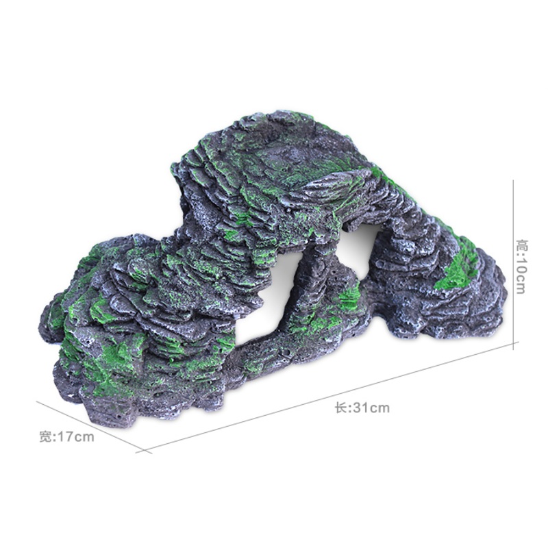 GUSH Terrapin Basking Deco (Type J / 31x17x10cm)