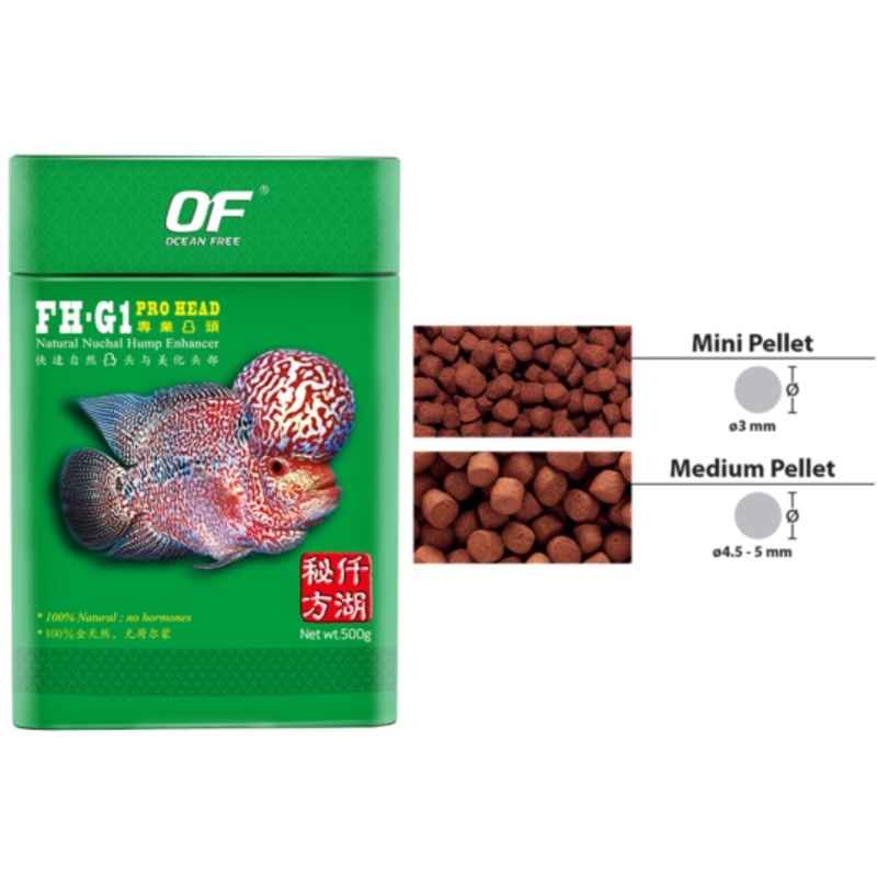 OF Pro Series FH-G1 - Pro Head Flower Horn (M / 120g)
