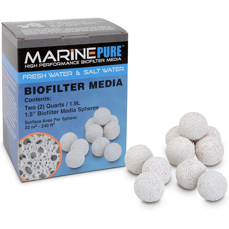 MARINE PURE BIO FILTER MEDIA (1" SPHERES) - 2-Quarts