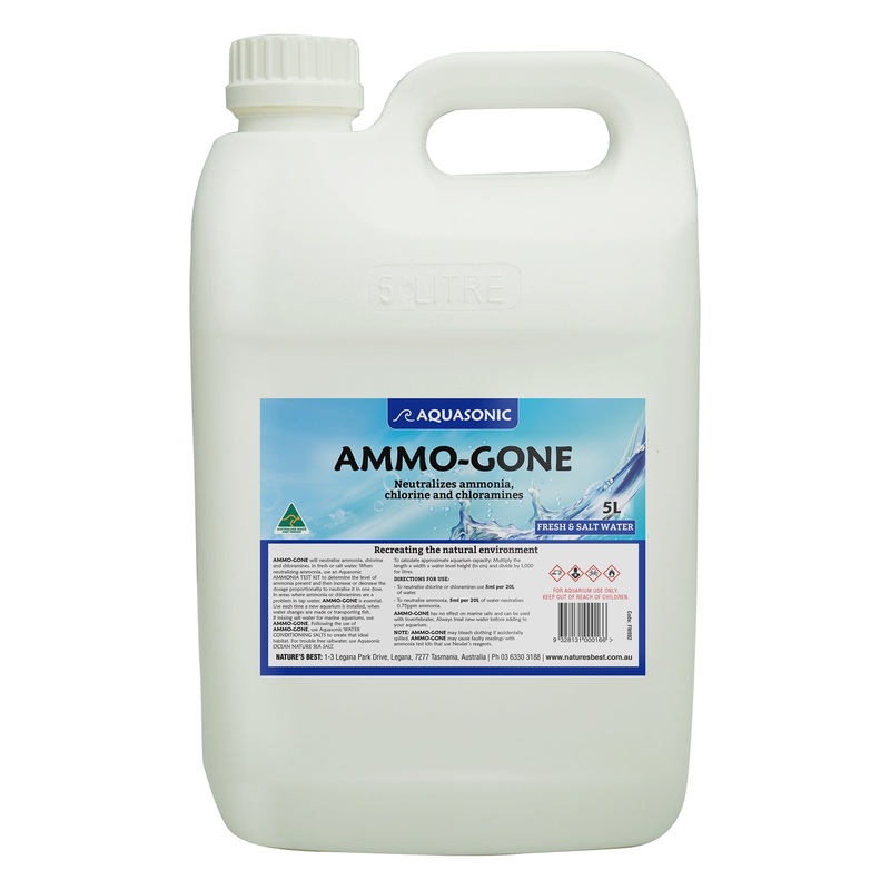 Aquasonic - Ammo-Gone Water Conditioner (5L)