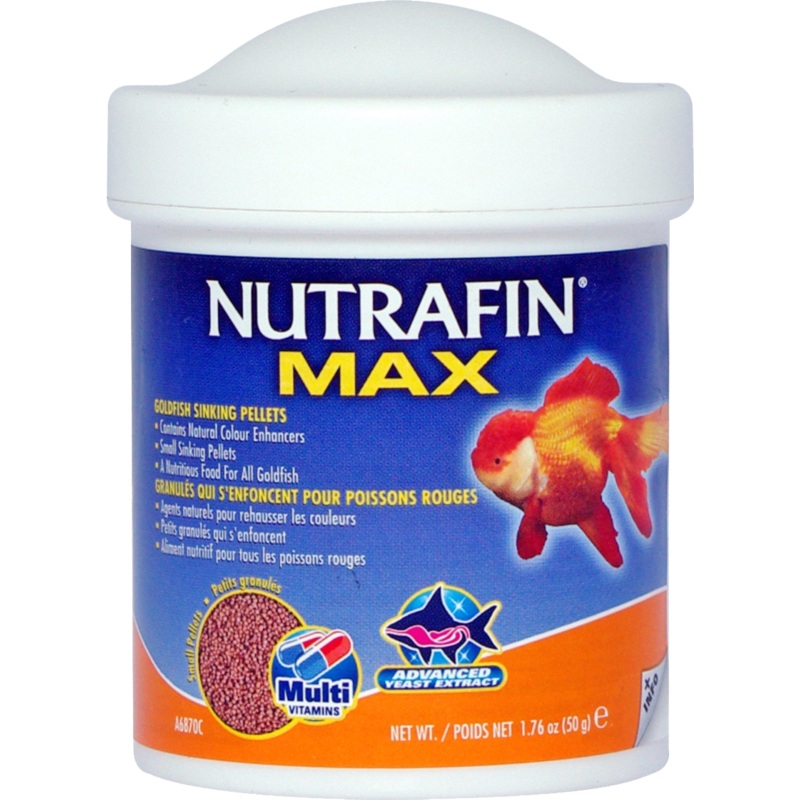 Nutrafin Max - Small Goldfish Sinking Pellets (100g)