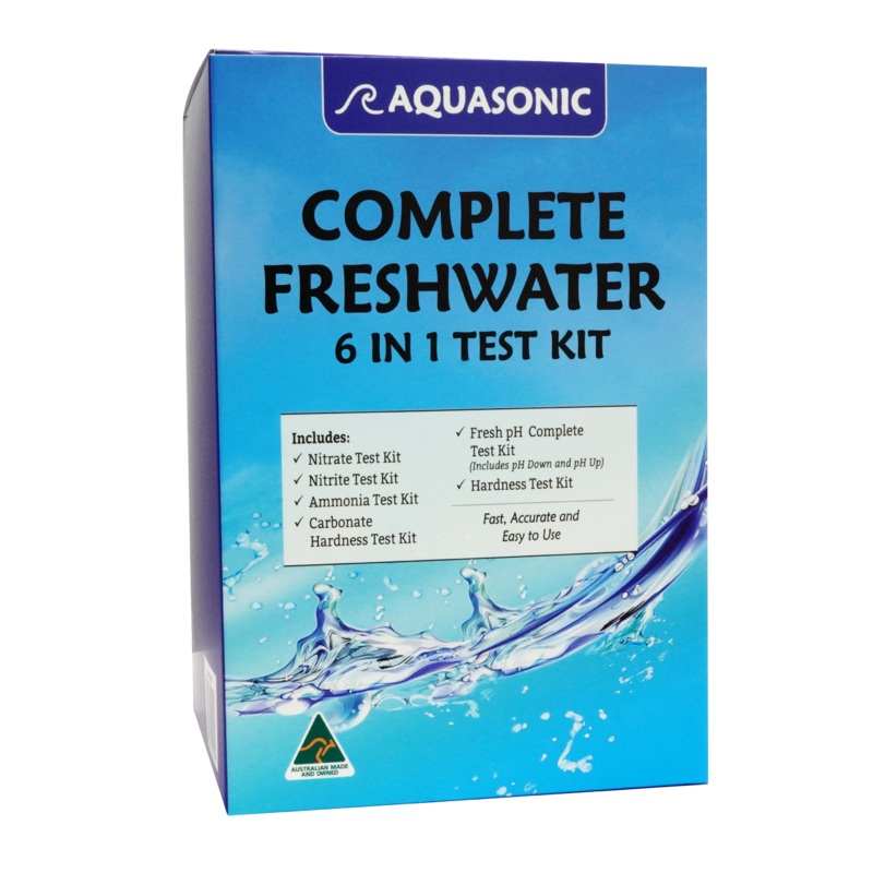 Aquasonic - Complete Freshwater 6 in 1 Test Kit