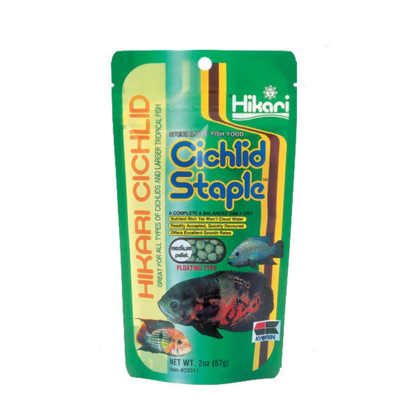 Hikari - Cichlid Staple - Medium Pellet (250g)