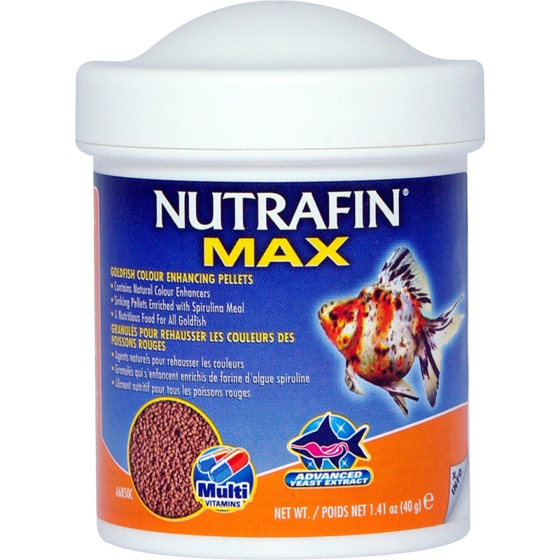 Nutrafin Max - Goldfish Colour Enhancing Pellets (40g)