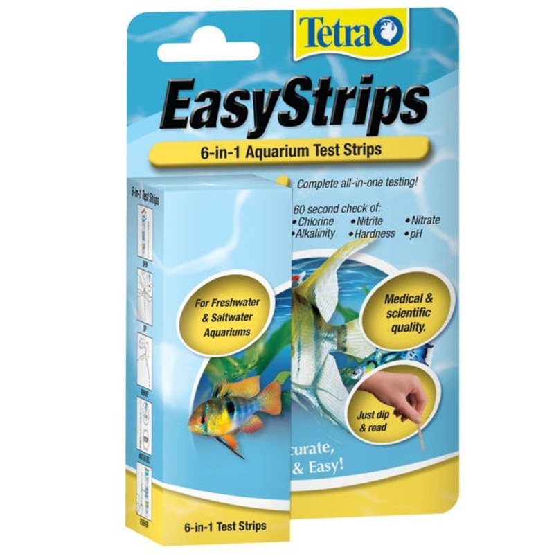 Tetra - EasyStrips 6-in-1 Aquarium Test Strips (25pk)