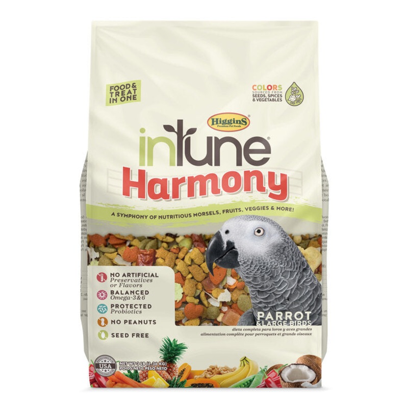 Higgins Intune Harmony Parrot Food 3 lb.