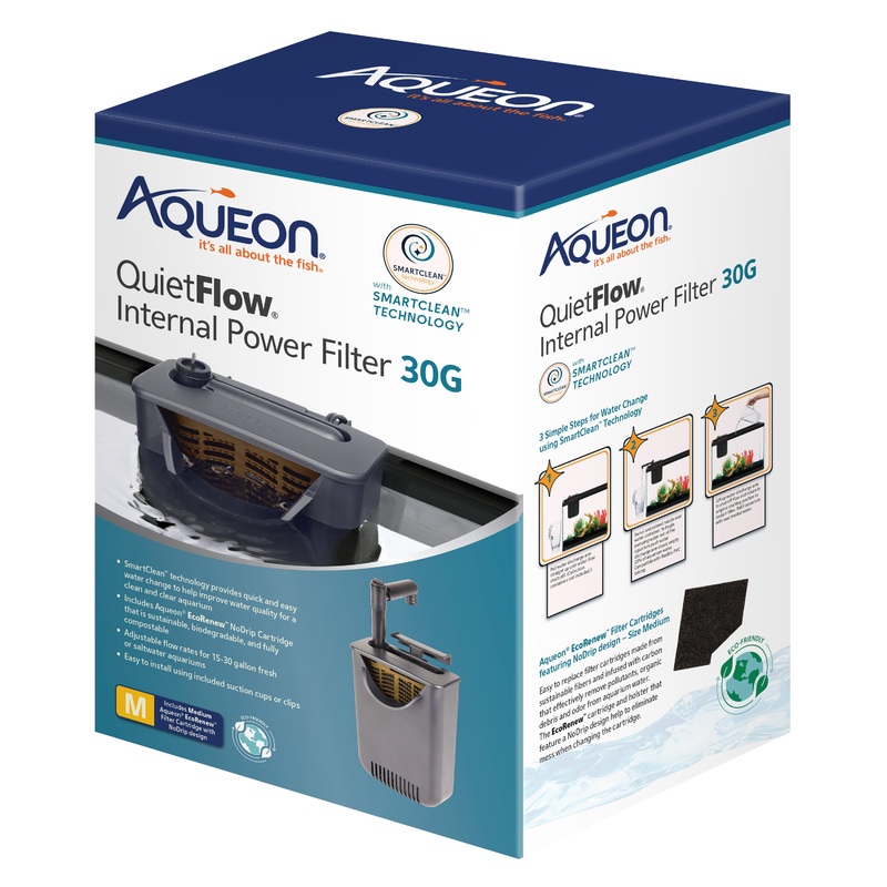 Aqueon Quiet Flow Internal Power Filter 30G