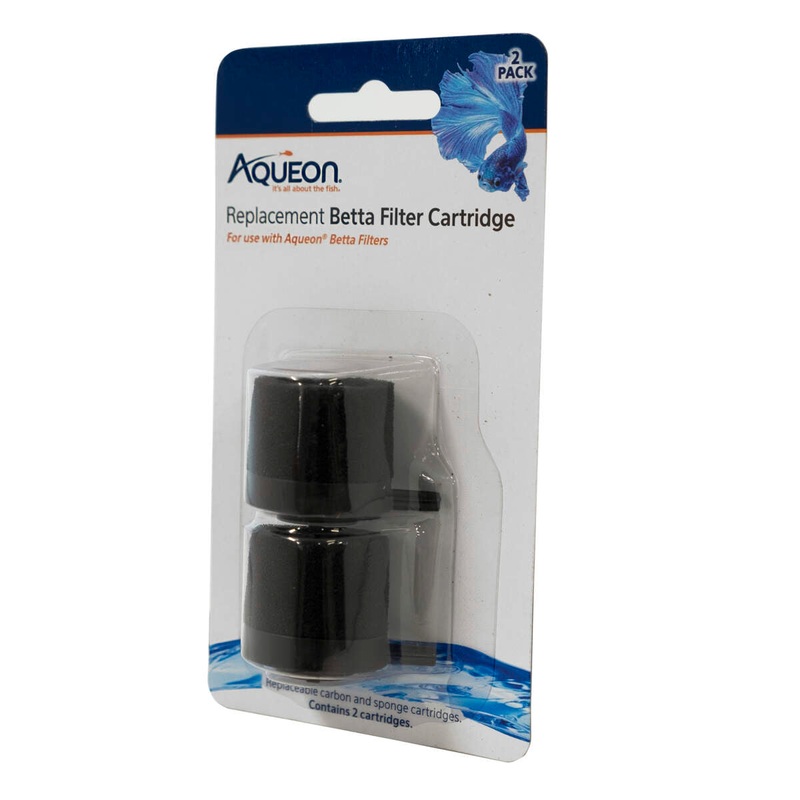 Aqueon Betta Filter Replacement Cartridge 2 pack