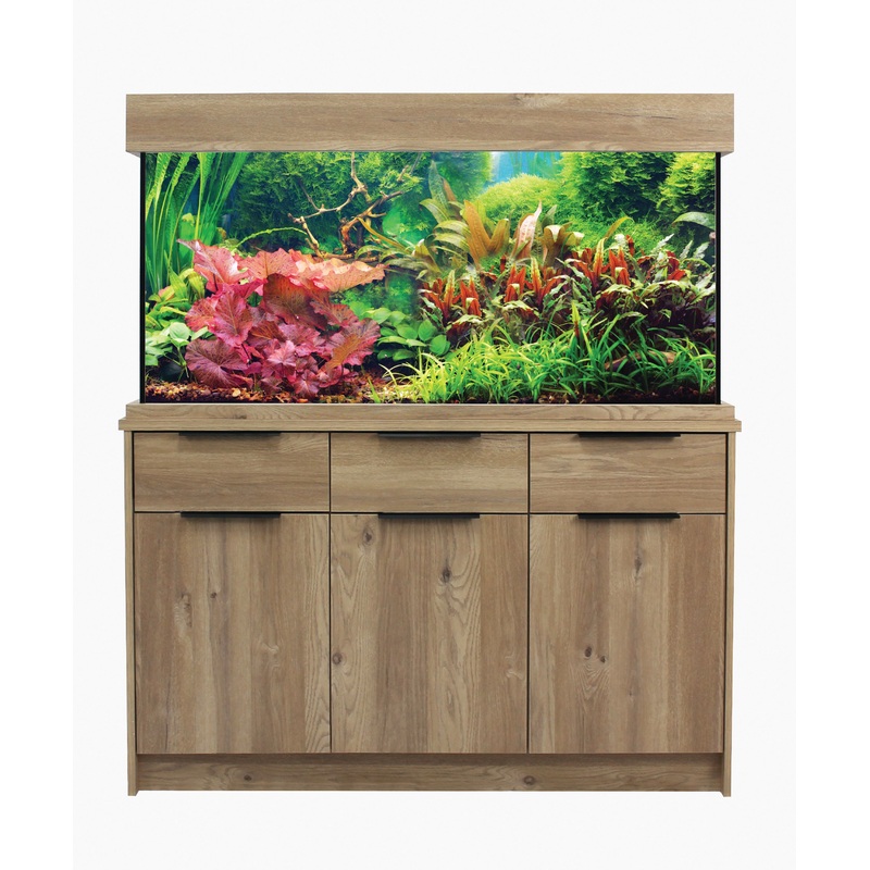 Aqua One OakStyle 230 Aquarium and Cabinet (HomeStyle Nash Oak)