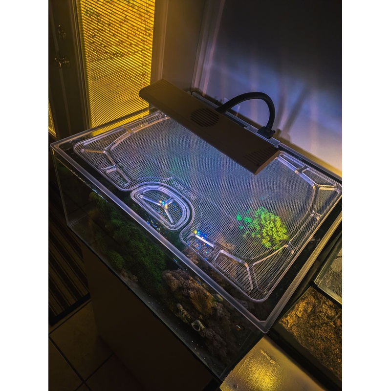 Planet Aquariums Mega Matrix Black Framed 24.5 x 24.5" (60 Gallon) Polycarbonate Screen Top Lid