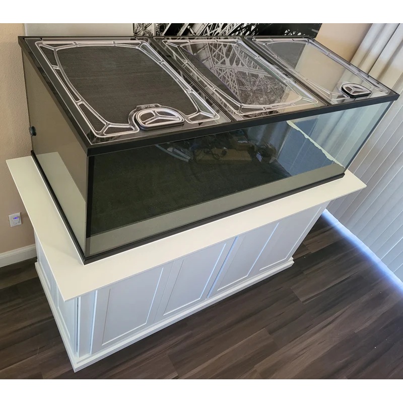Planet Aquariums Mega Matrix Black Framed 96.5 x 30.5" (310 and 375 Gallon) Polycarbonate Screen Top Lid